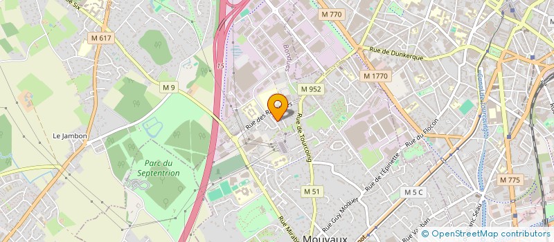 localisation de l'entreprise SCI PRIVI à LA MADELEINE