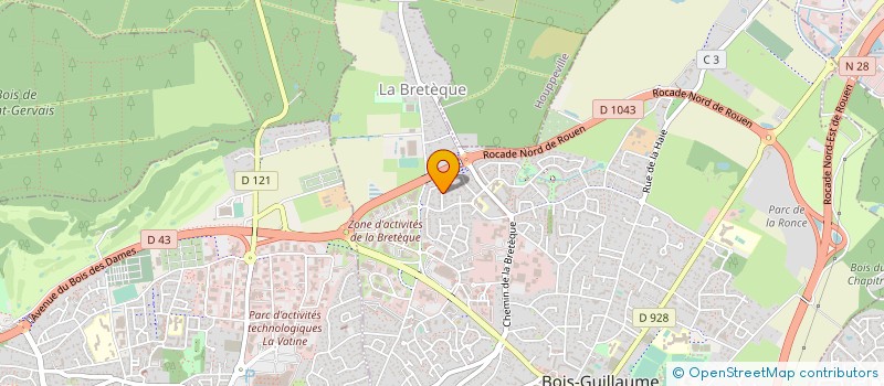 localisation de l'entreprise SCI PRIVILEGE à BOIS-GUILLAUME