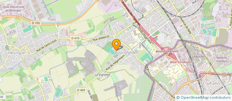 localisation de l'entreprise SCI PRIWAG  SAINT-LOUIS