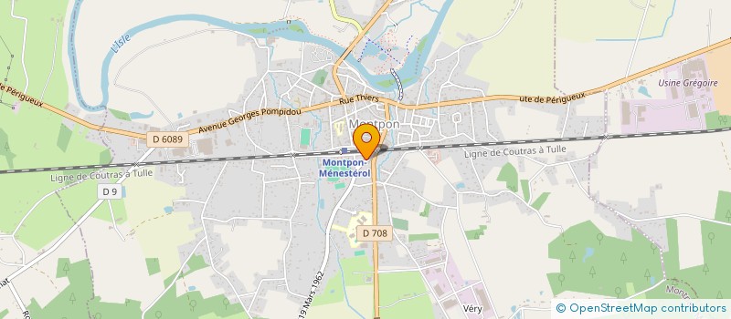 localisation de l'entreprise SCI PRJ  MONTPON-MENESTEROL