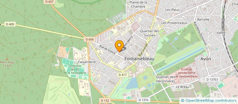 localisation de l'entreprise SCI PRM FONTAINEBLEAU  FONTAINEBLEAU