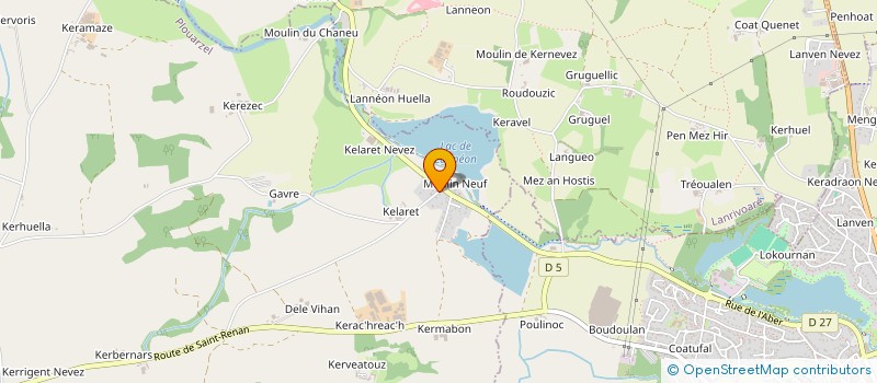 localisation de l'entreprise SCI PRMCM  PLOUARZEL