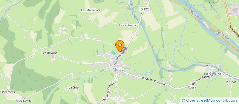 localisation de l'entreprise SCI PRO à MELAY