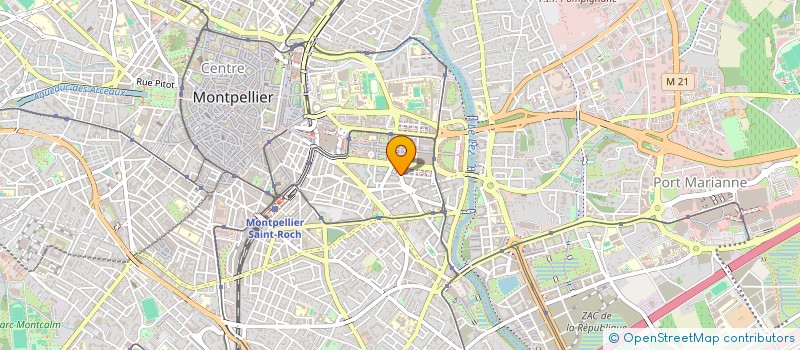 localisation de l'entreprise SCI PRO à MONTPELLIER