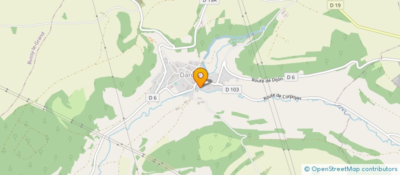 localisation de l'entreprise SCI PRO  DARCEY