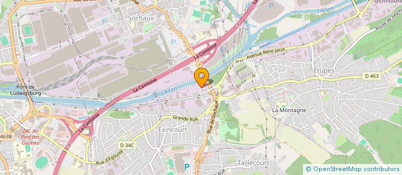 localisation de l'entreprise SCI PRO à EXINCOURT