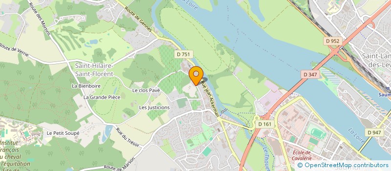 localisation de l'entreprise SCI PRO BOISSEAU  SAUMUR