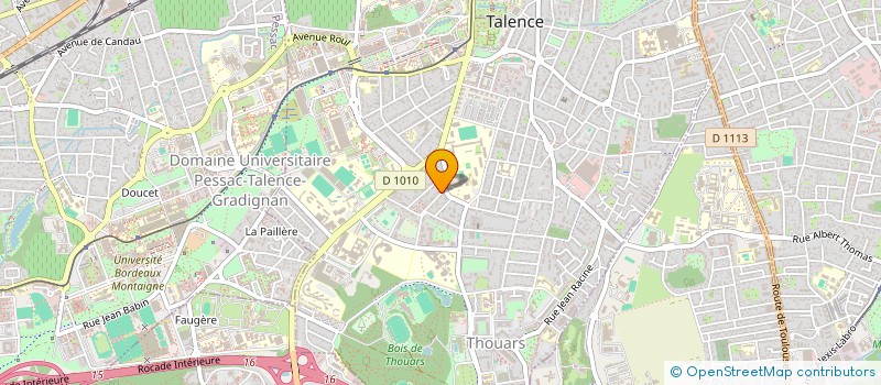 localisation de l'entreprise SCI PRO DES DEUX  TALENCE