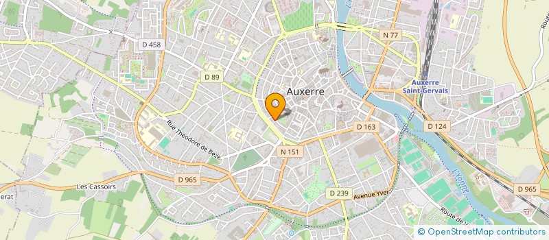 localisation de l'entreprise SCI PRO DOMO SUA à AUXERRE