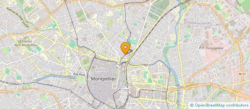localisation de l'entreprise SCI PRO FEET  MONTPELLIER