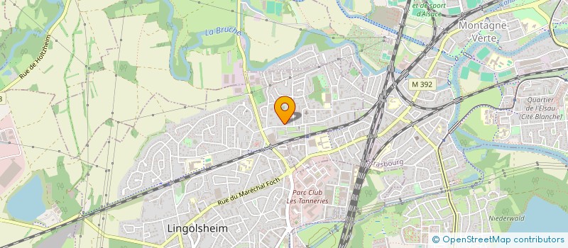 localisation de l'entreprise SCI PRO HAGUENAU  LINGOLSHEIM