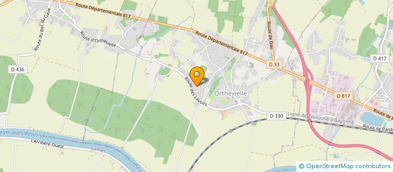 localisation de l'entreprise SCI PRO IMMO 40  ANGLET