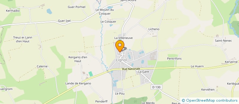 localisation de l'entreprise SCI PRO IMMO  LIGNOL