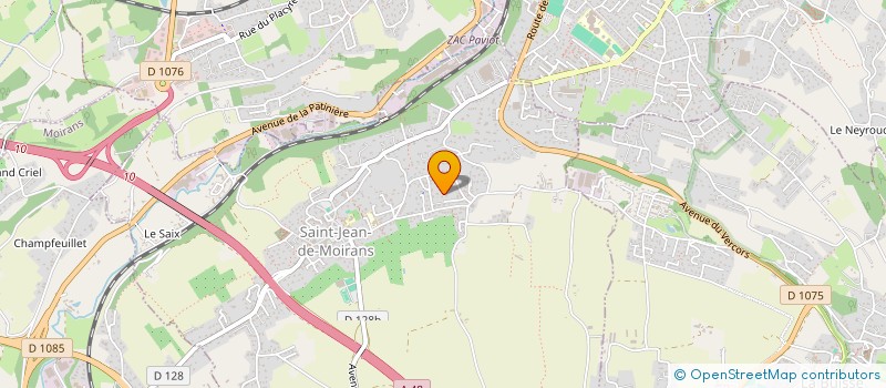 localisation de l'entreprise SCI PRO IZA  SAINT-JEAN-DE-MOIRANS