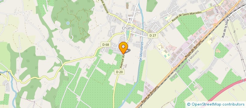 localisation de l'entreprise SCI PRO LE PLEIN AIR  SAINT-MARCELLIN