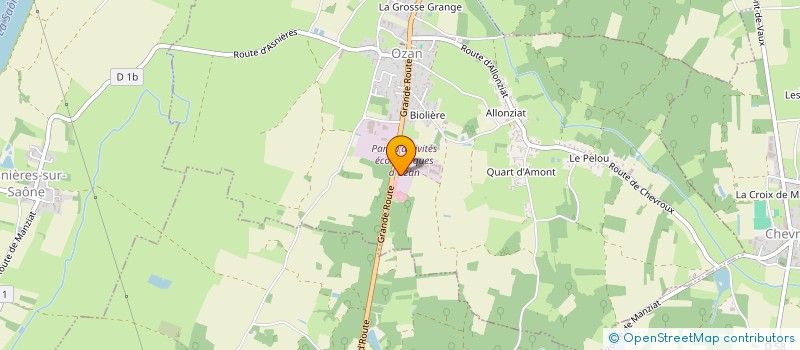 localisation de l'entreprise SCI PRO OZAN  OZAN