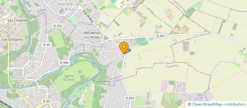 localisation de l'entreprise SCI PRO-PATHE  PERIGNY