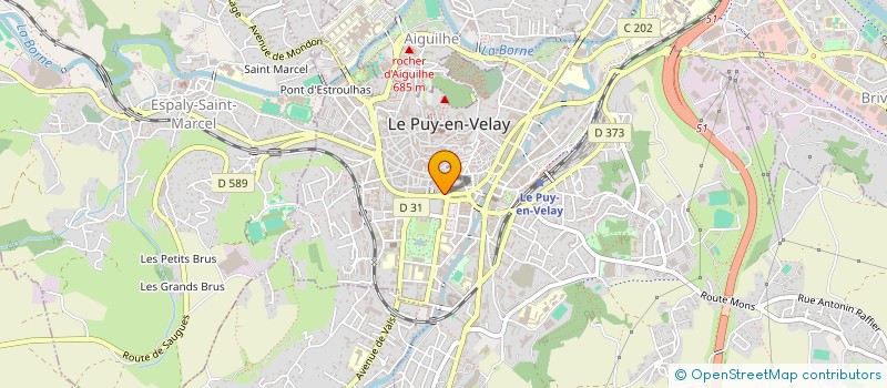 localisation de l'entreprise SCI PRO-VALS  LE PUY-EN-VELAY