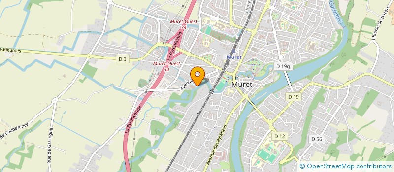 localisation de l'entreprise SCI PRO VIDE TRAVESSET  MURET