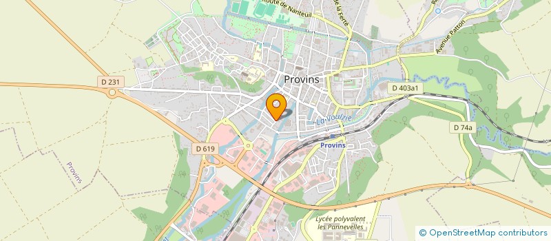 localisation de l'entreprise SCI PROBAL  PROVINS