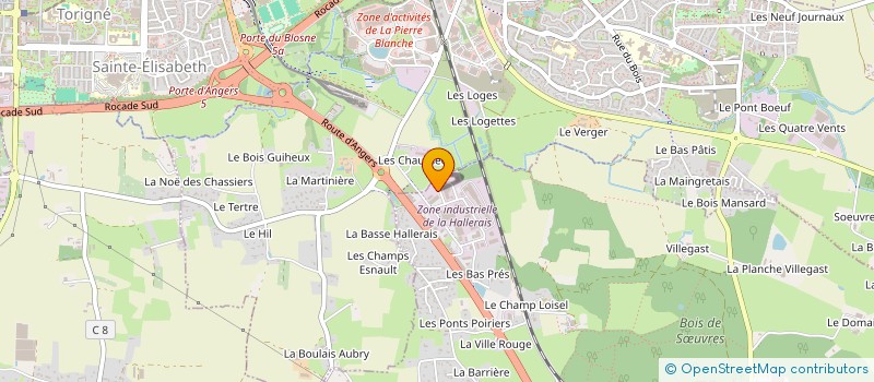 localisation de l'entreprise SCI PROBAR  VERN-SUR-SEICHE