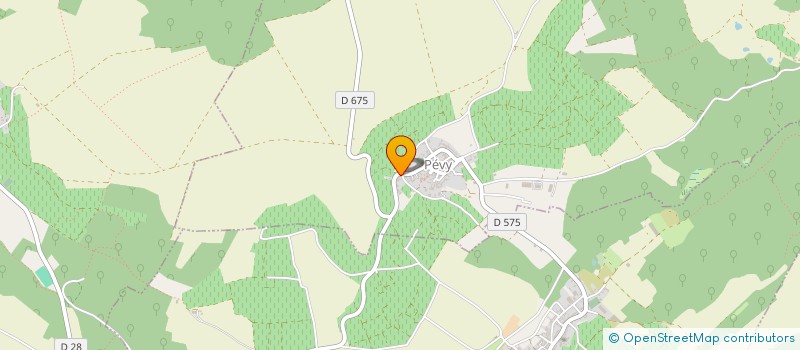 localisation de l'entreprise SCI PROBATYM  PEVY