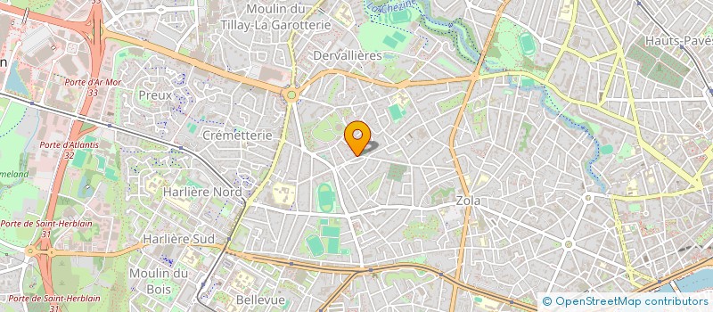 localisation de l'entreprise SCI PROCE FRATERNITE à NANTES