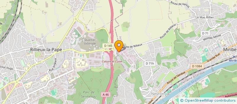 localisation de l'entreprise SCI PROCEO  NEYRON