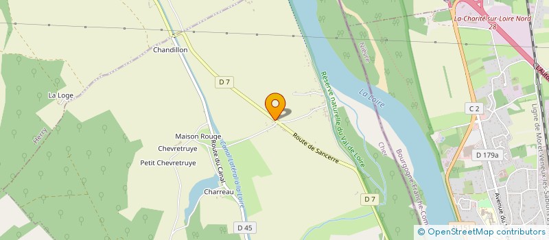 localisation de l'entreprise SCI PROCHE DE LOIRE  LA CHAPELLE-MONTLINARD