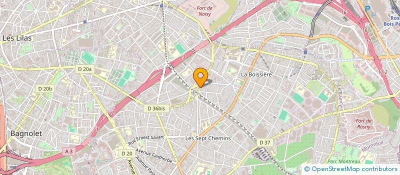 localisation de l'entreprise SCI PROCHE DE VOUS  ROMAINVILLE