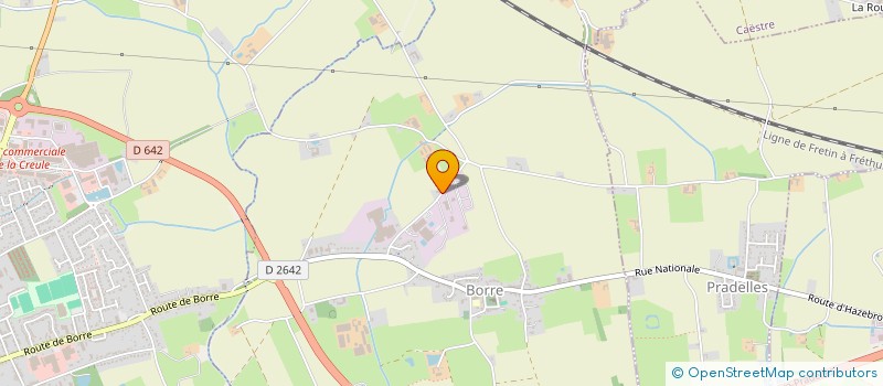 localisation de l'entreprise SCI PROCHES  BORRE