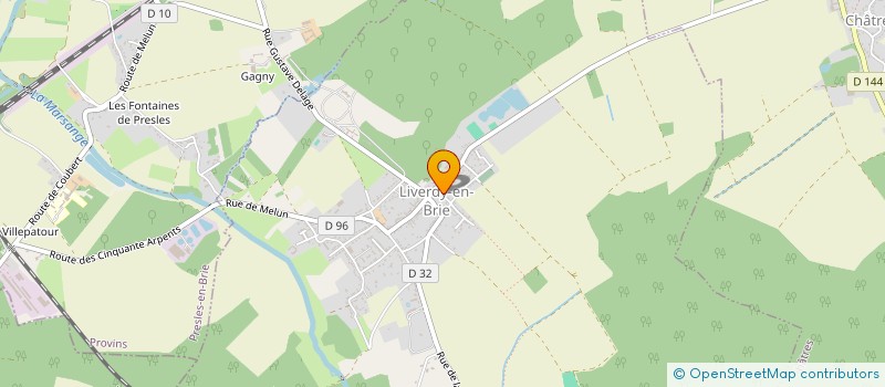 localisation de l'entreprise SCI PROCOLOR à LIVERDY-EN-BRIE