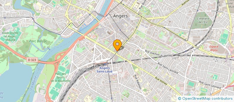 localisation de l'entreprise SCI PROCTOS à ANGERS
