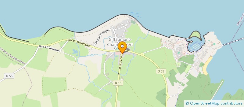 localisation de l'entreprise SCI PROCYON  CHATILLON-SUR-BROUE