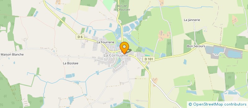 localisation de l'entreprise SCI PROD'HOMME  VAL D'ERDRE-AUXENCE