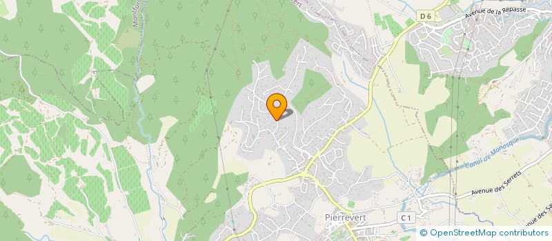 localisation de l'entreprise SCI PRODAN  PIERREVERT