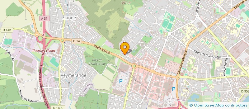 localisation de l'entreprise SCI PRODEL à THIONVILLE
