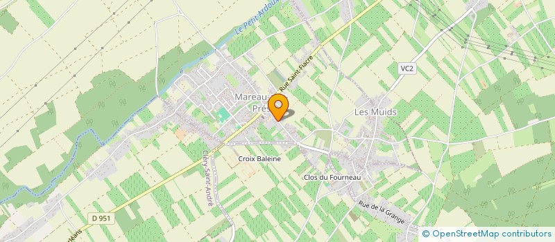 localisation de l'entreprise SCI PRODIGIEUSE à MAREAU-AUX-PRES