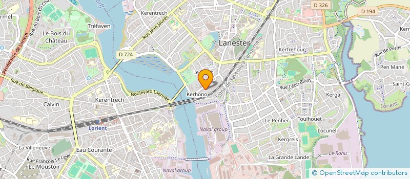 localisation de l'entreprise SCI PRODIMO  LANESTER