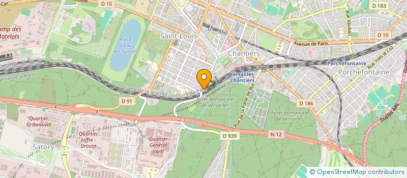 localisation de l'entreprise SCI PRODOM 1 à VERSAILLES