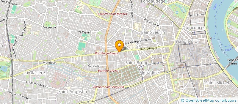 localisation de l'entreprise SCI PROFESSEUR CALMETTE  BORDEAUX