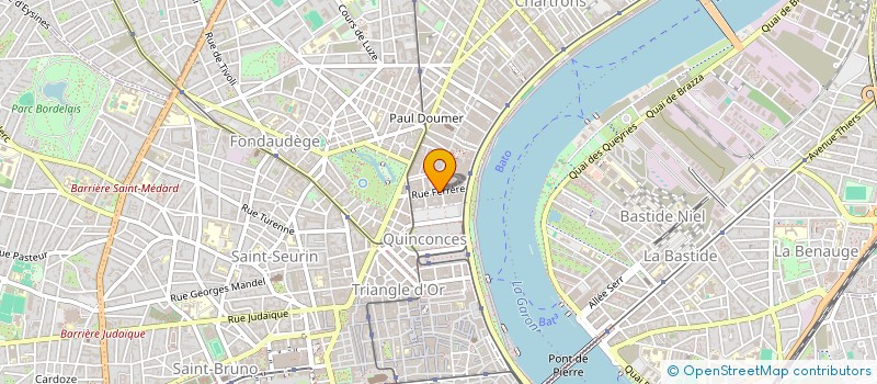 localisation de l'entreprise SCI PROFESSION COMPTABLE LIBERALE BIS  BORDEAUX