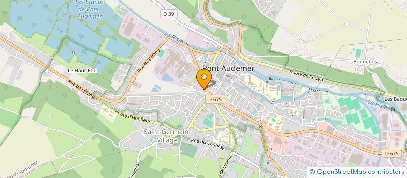 localisation de l'entreprise SCI PROFESSIONNELLE DE SIGLAS à PONT-AUDEMER