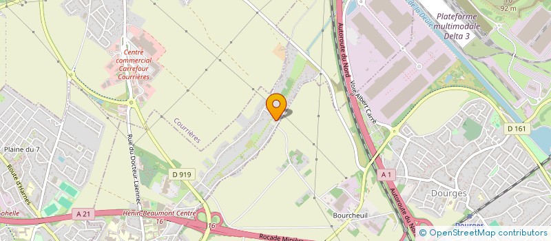 localisation de l'entreprise SCI PROFETTO-BRUNNER à HENIN-BEAUMONT