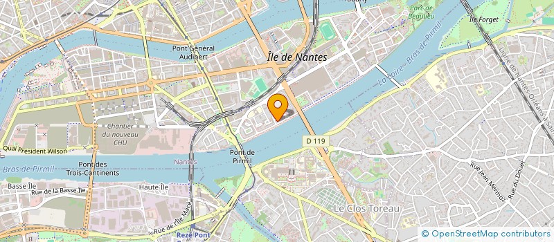 localisation de l'entreprise SCI PROFIL SANTE à NANTES