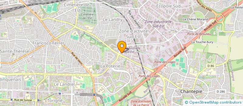 localisation de l'entreprise SCI PROFIMO  RENNES