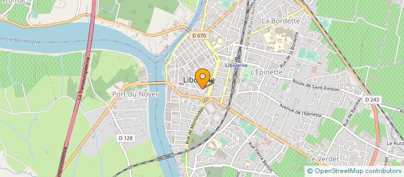 localisation de l'entreprise SCI PROFONCIER  LIBOURNE