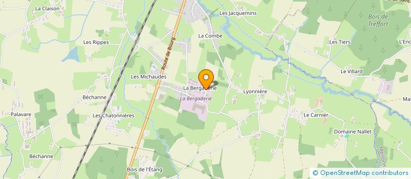 localisation de l'entreprise SCI PROFRAIS  SAINT-ETIENNE-DU-BOIS