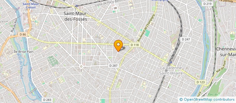 localisation de l'entreprise SCI PROGEST à SAINT-MAUR-DES-FOSSES