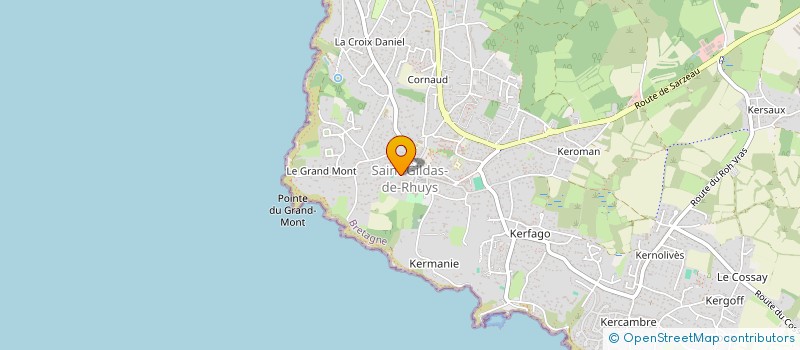 localisation de l'entreprise SCI PROGETS  SAINT-GILDAS-DE-RHUYS